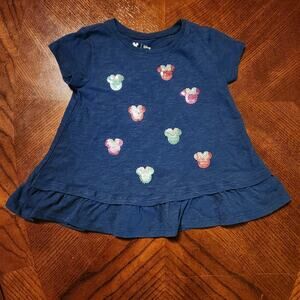 2t Minnie Mouse Sequence T-Shirt